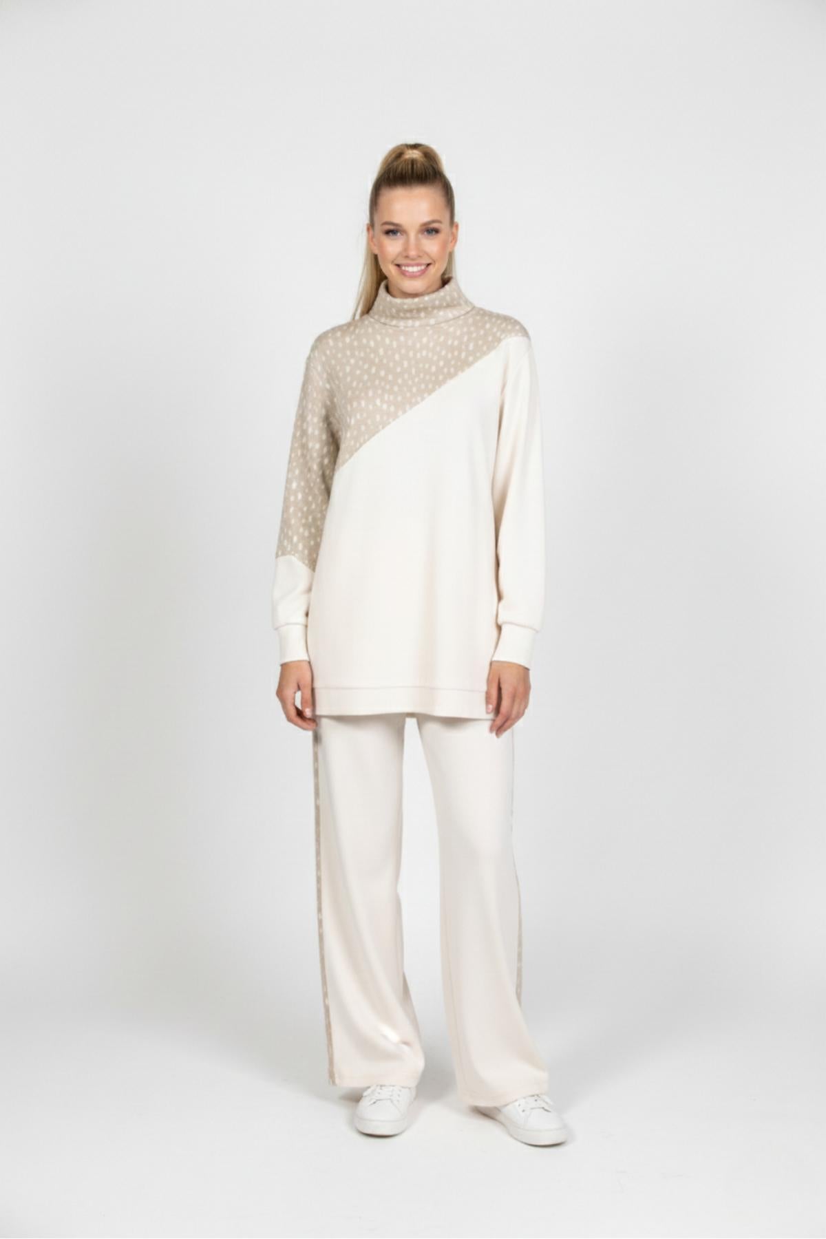 A103355 Aguaje Garnili Bluz Pantalonlu Takım