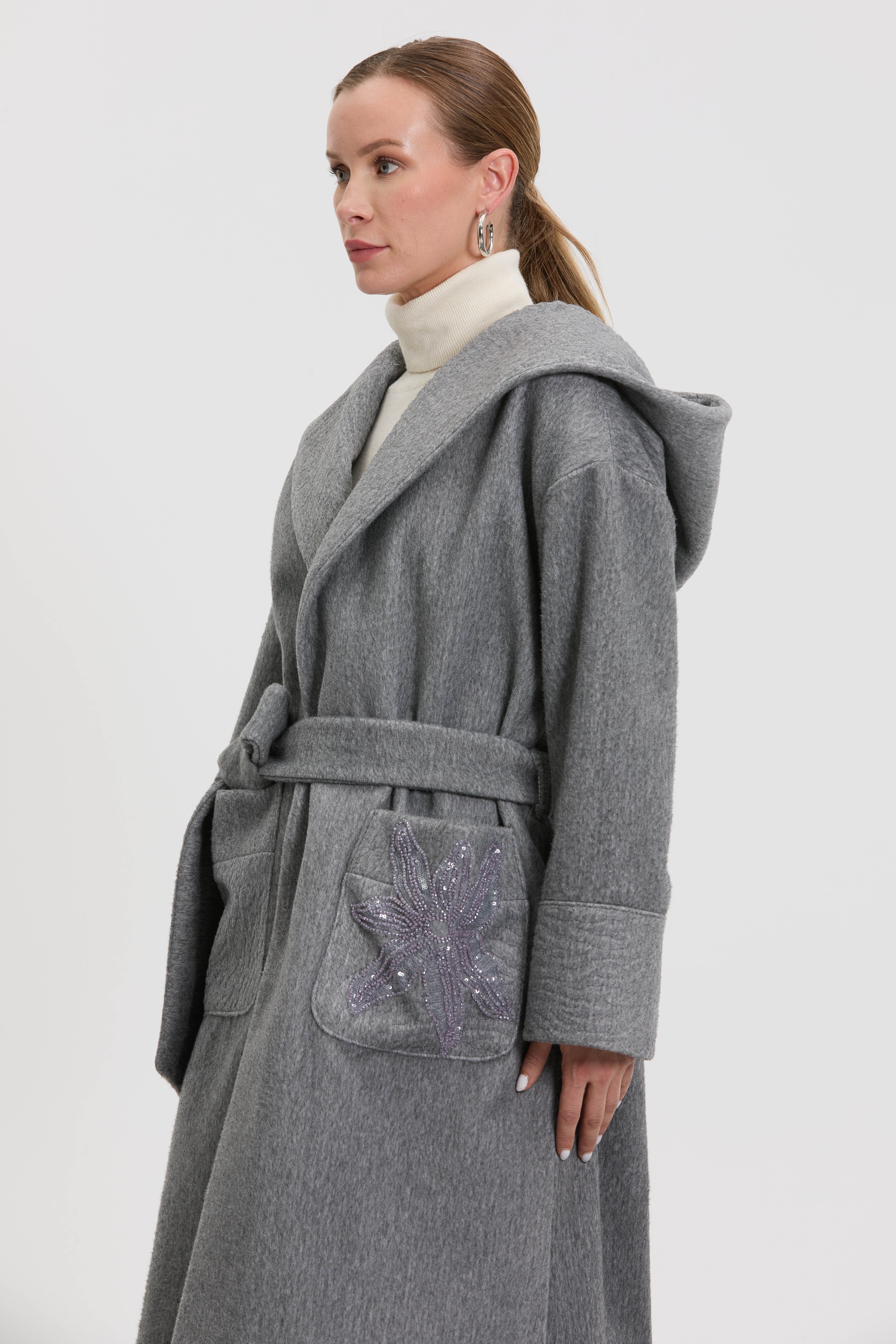 A200744 Aguaje Şal Yaka Kaban