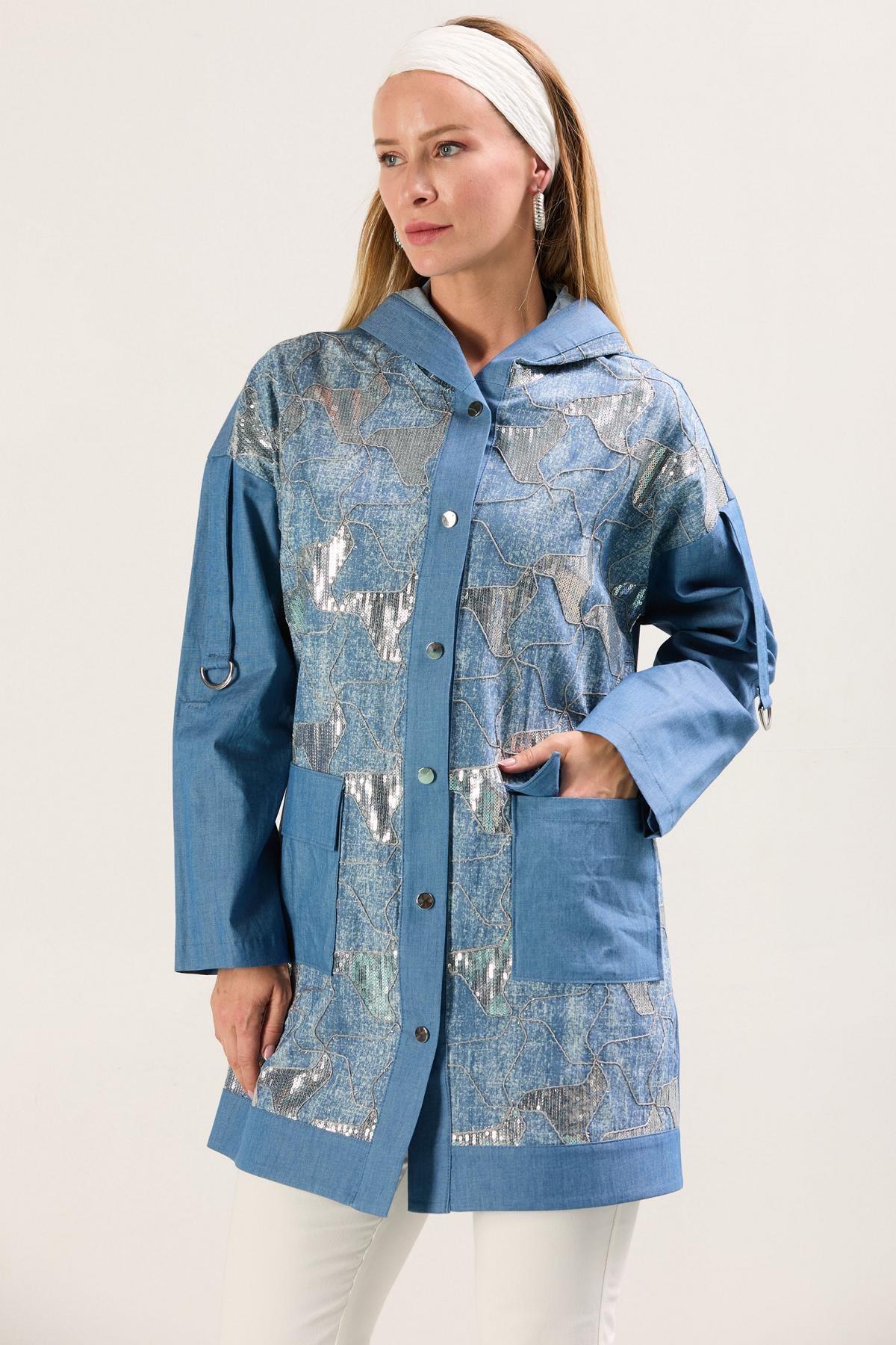 A30105 Aguaje Çıtçıt Detaylı Kap