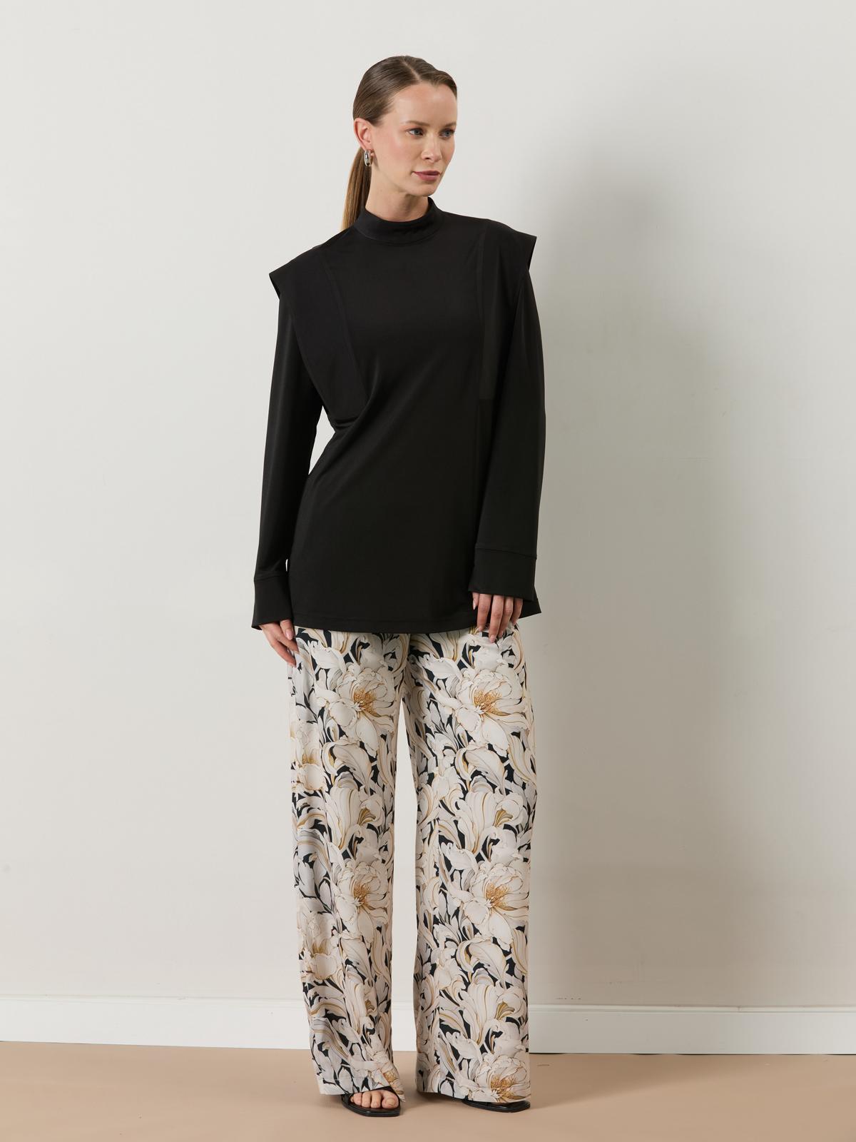 A41635 Aguaje Pantolonu Desenli Takım