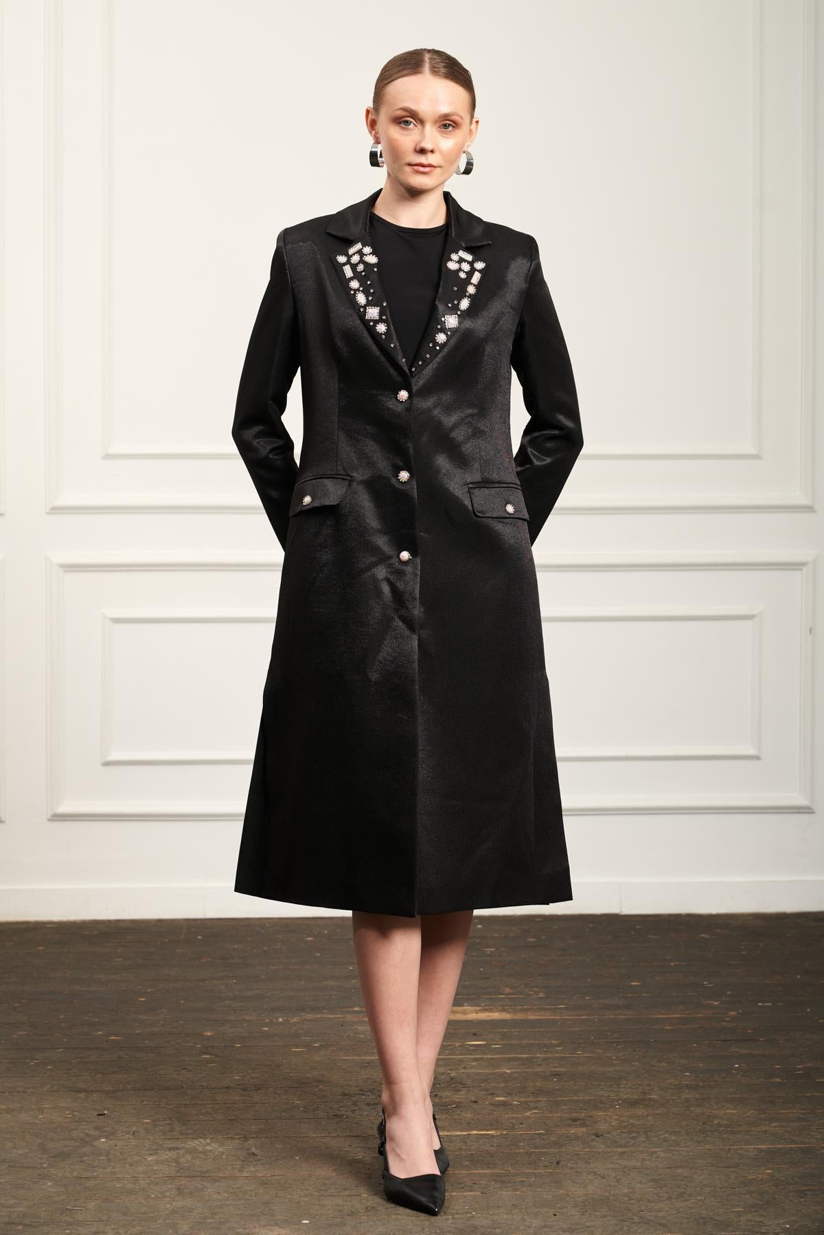 M70074 Melidia Bluz Ceket Pantolonlu Takım