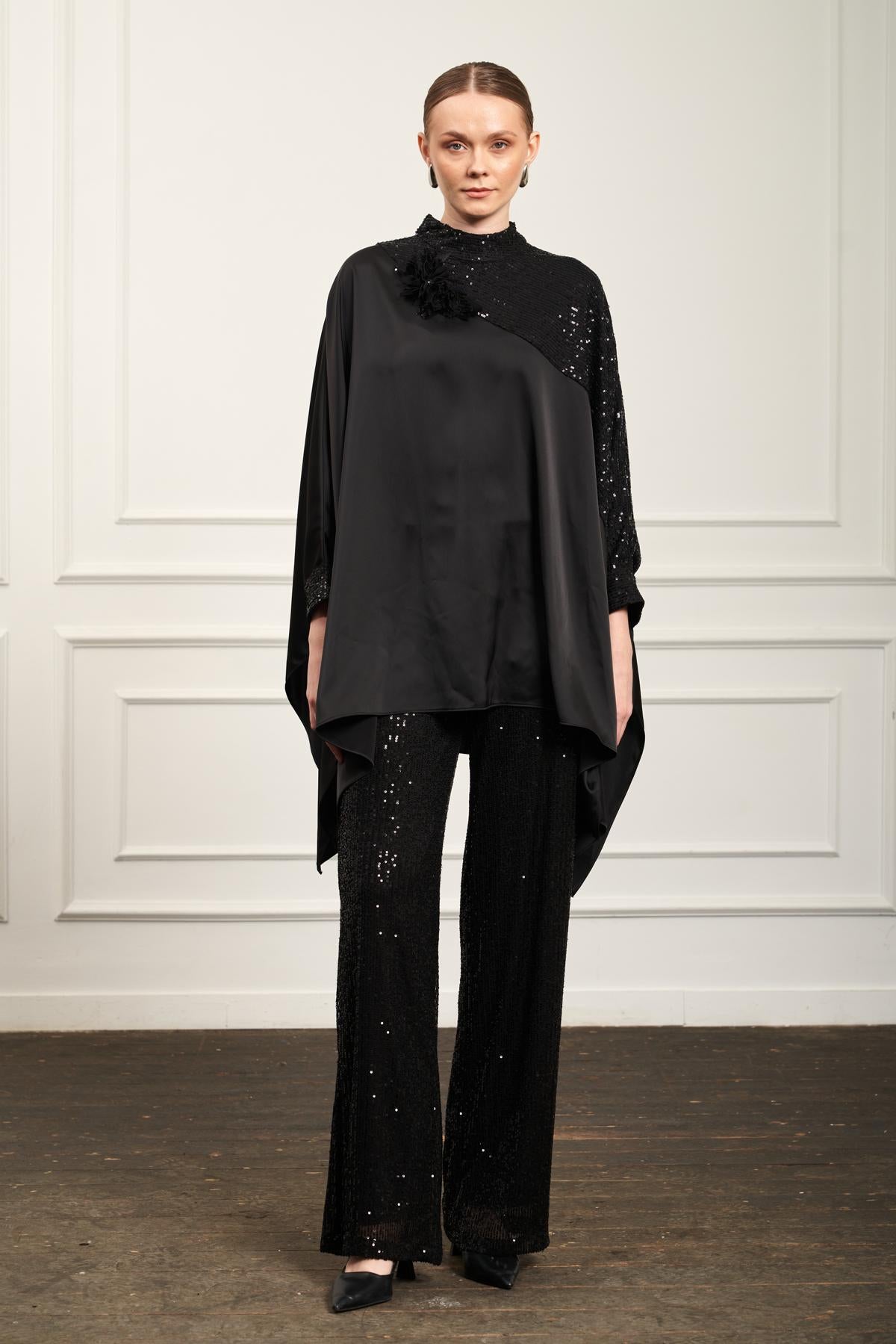 M70384 Melidia Pullu Abiye Takım