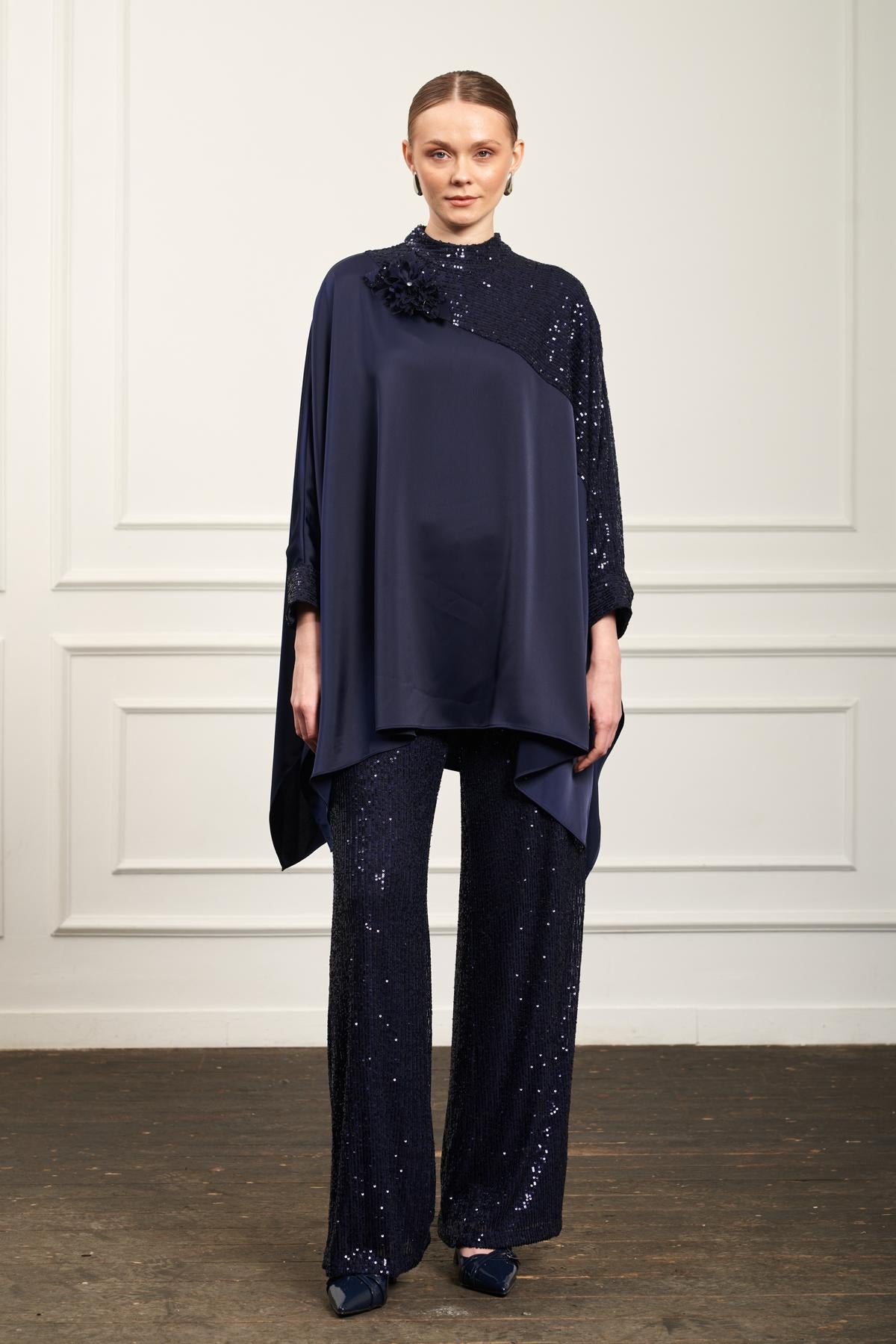 M70384 Melidia Pullu Abiye Takım