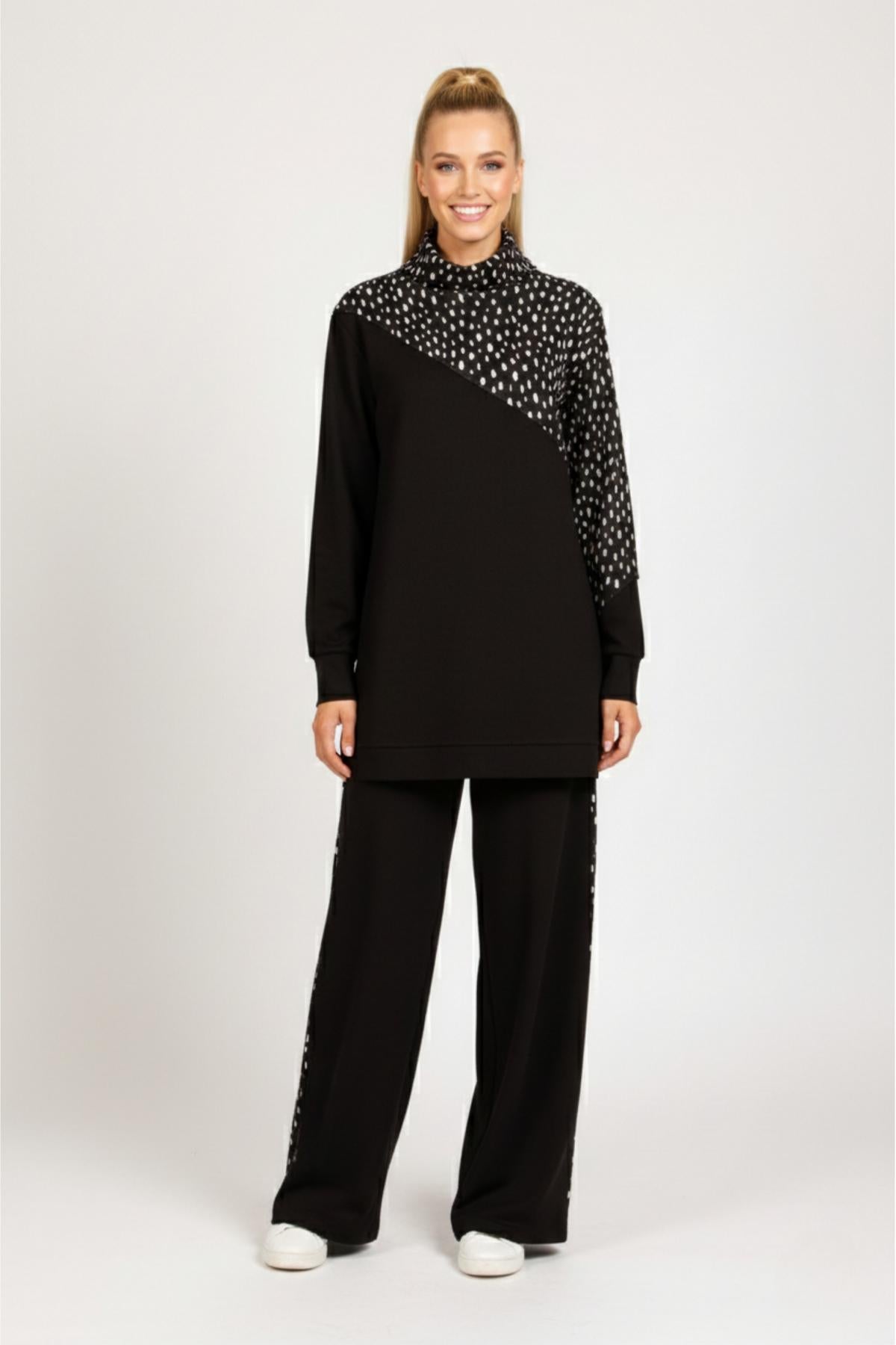 A103355 Aguaje Garnili Bluz Pantalonlu Takım