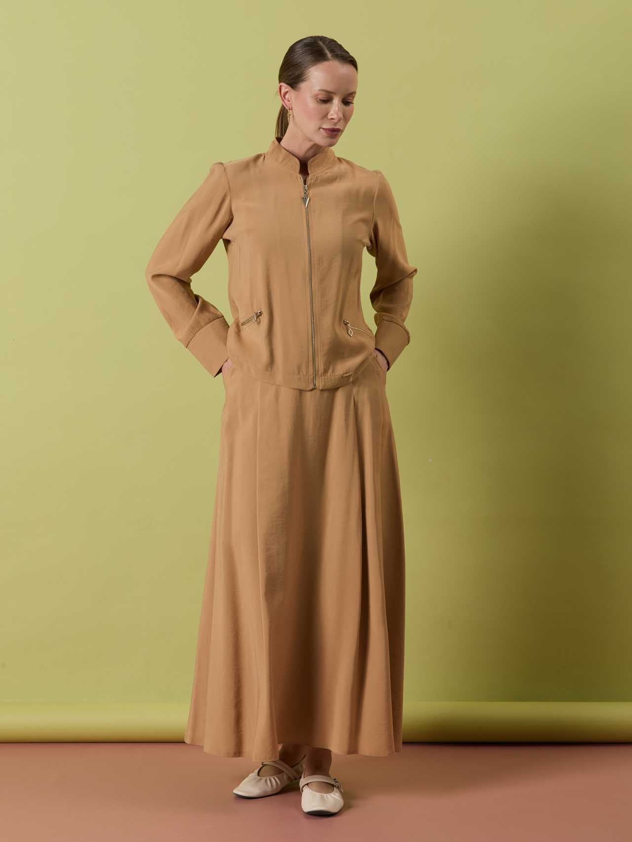 A41435 Aguaje Nakış Detaylı Takım