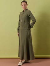 A41435 Aguaje Nakış Detaylı Takım