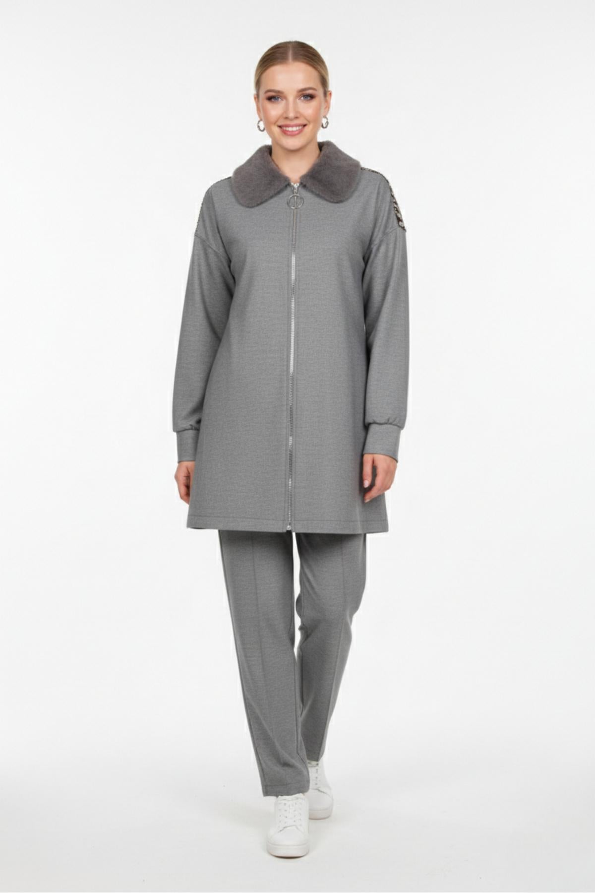 A419355 Aguaje Jakar Garnili Pantolonlu Takım