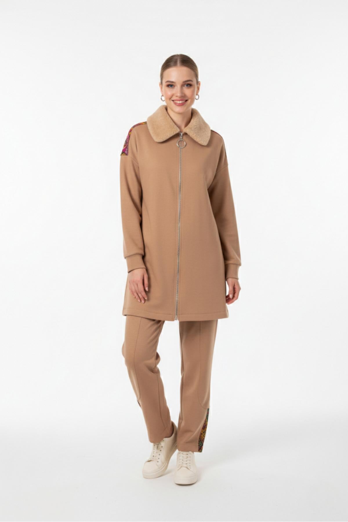 A419355 Aguaje Jakar Garnili Pantolonlu Takım